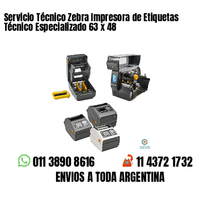 Servicio Técnico Zebra Impresora de Etiquetas Técnico Especializado 63 x 48
