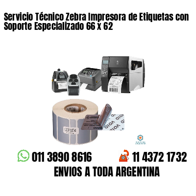 Servicio Técnico Zebra Impresora de Etiquetas con Soporte Especializado 66 x 62