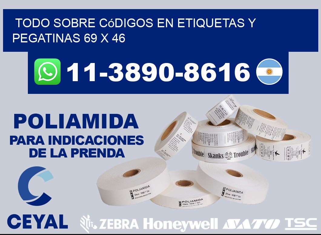 Todo sobre códigos en etiquetas y pegatinas 69 x 46