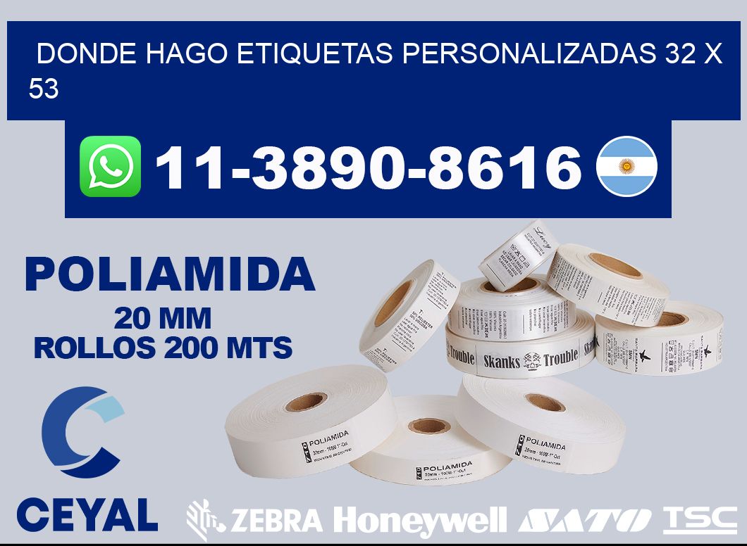 donde hago etiquetas personalizadas 32 x 53