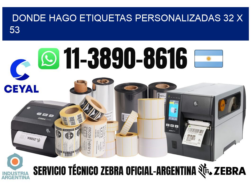 donde hago etiquetas personalizadas 32 x 53