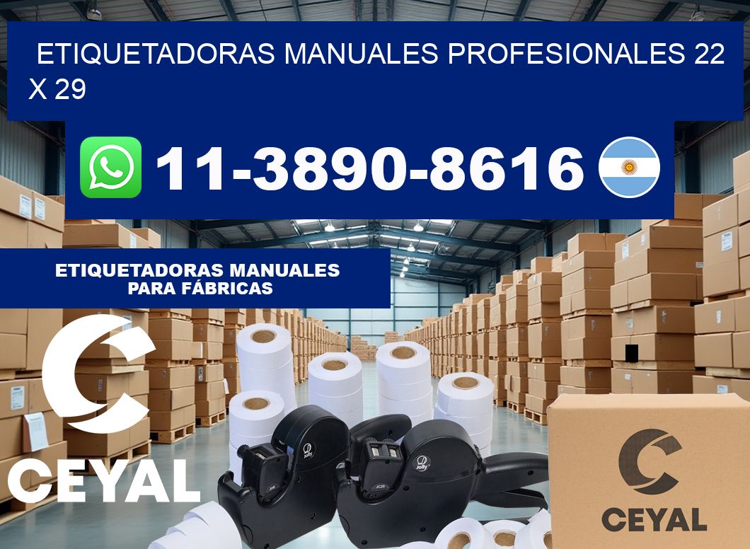 etiquetadoras manuales profesionales 22 x 29
