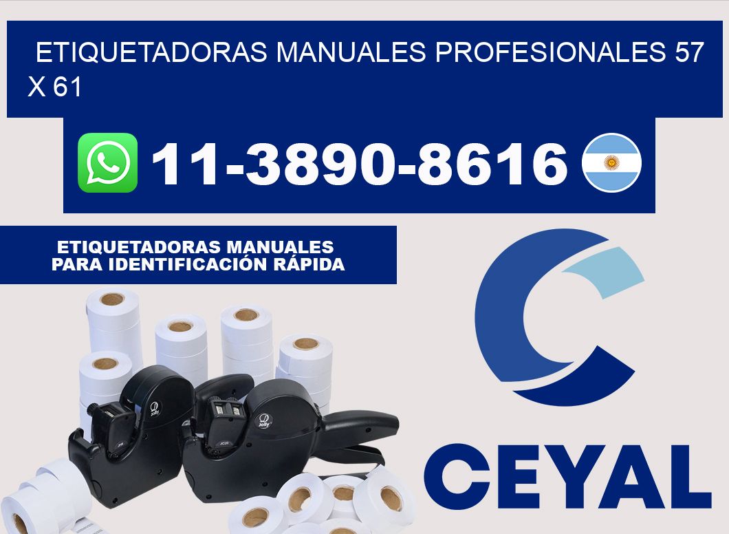 etiquetadoras manuales profesionales 57 x 61
