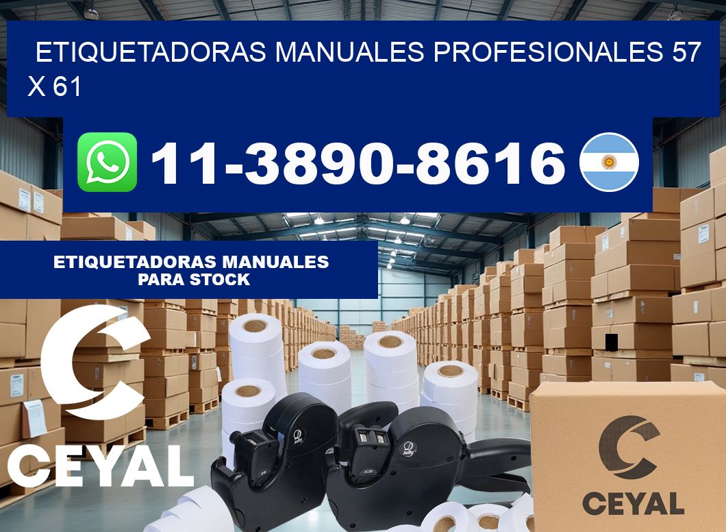 etiquetadoras manuales profesionales 57 x 61