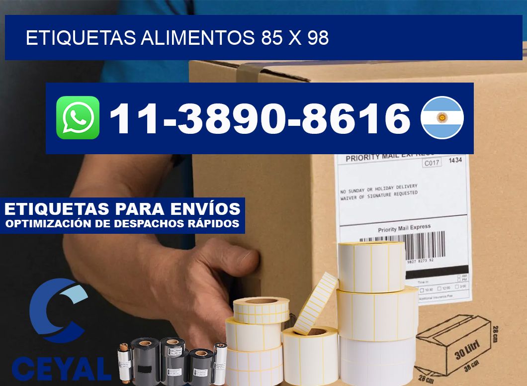 etiquetas alimentos 85 x 98