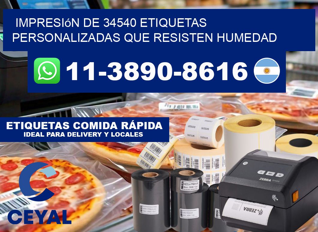 impresión de 34540 etiquetas personalizadas que resisten humedad