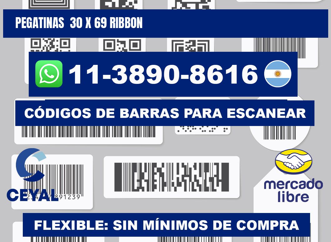 pegatinas 30 x 69 ribbon