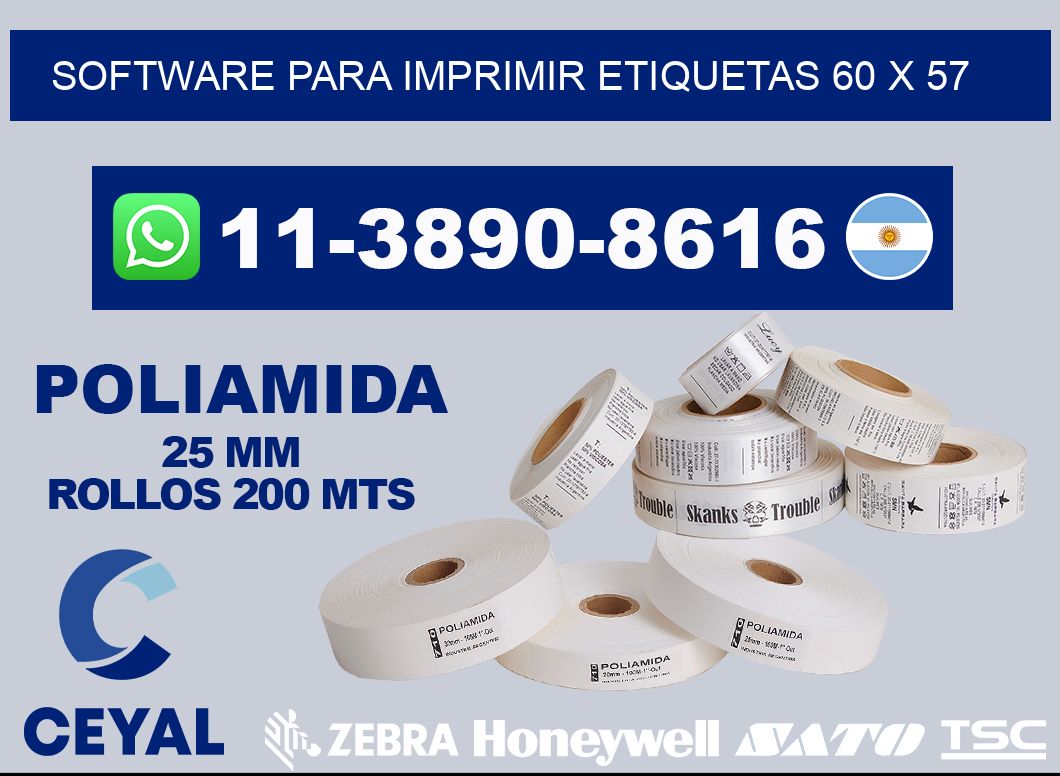 software para imprimir etiquetas 60 x 57