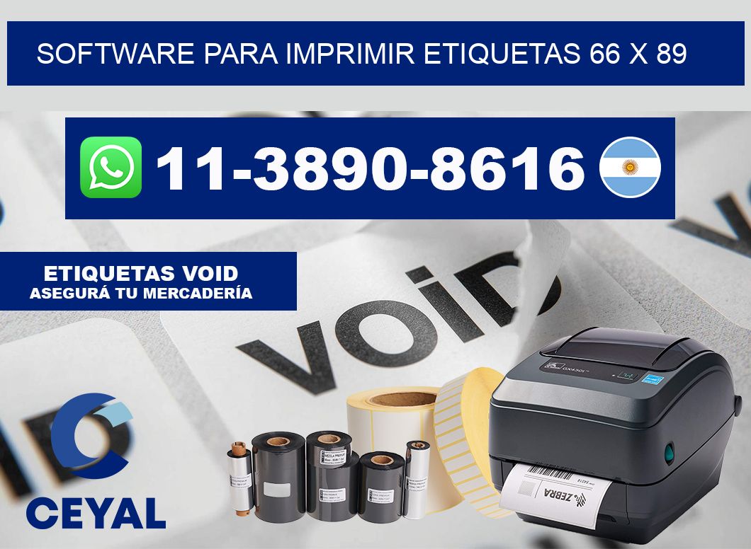 software para imprimir etiquetas 66 x 89