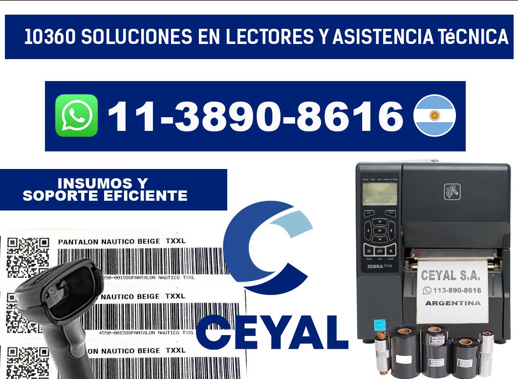 10360 Soluciones en Lectores y Asistencia Técnica