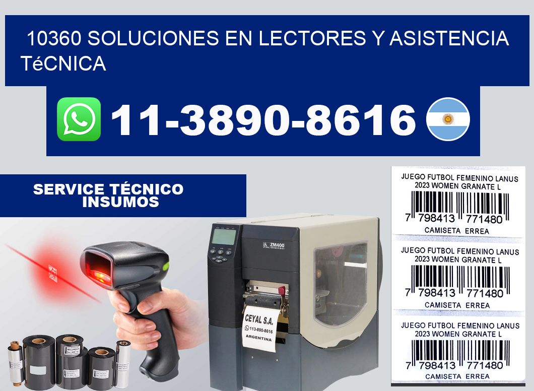 10360 Soluciones en Lectores y Asistencia Técnica