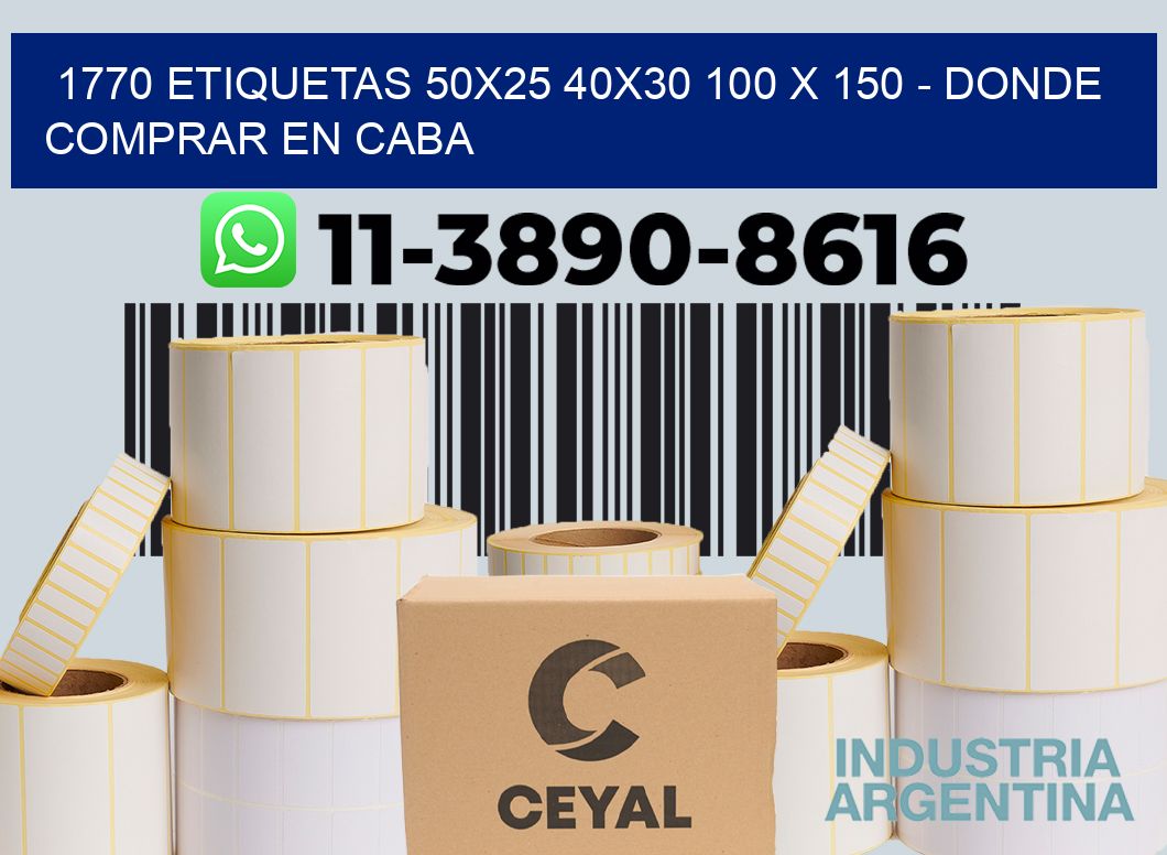 1770 etiquetas 50x25 40x30 100 x 150 - Donde Comprar en Caba