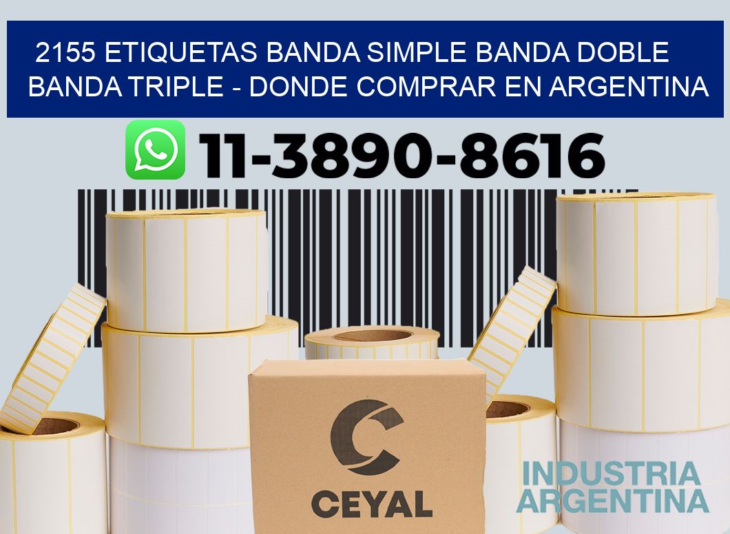 2155 etiquetas banda simple banda doble banda triple - Donde Comprar en Argentina