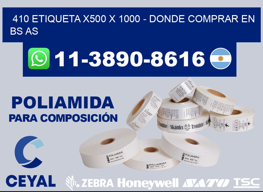 410 etiqueta x500 x 1000 - Donde Comprar en bs as