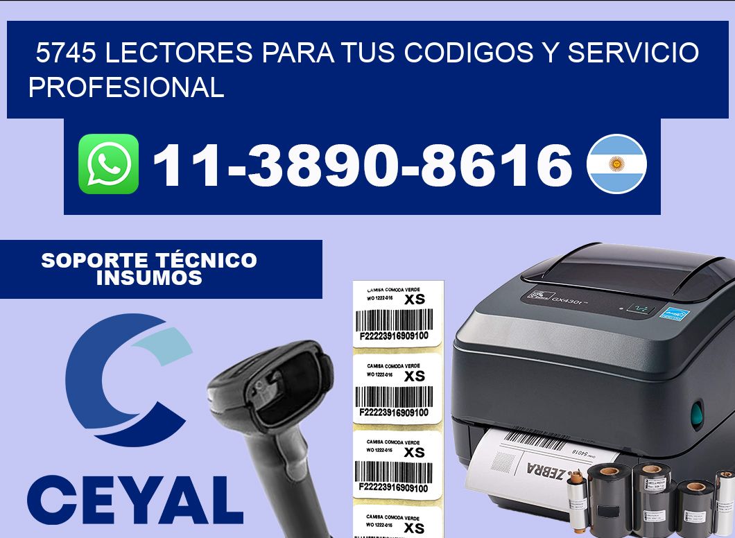 5745 Lectores para tus codigos y Servicio Profesional