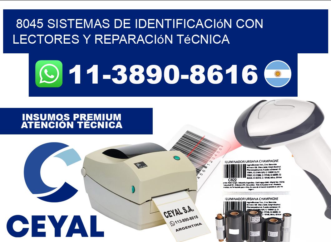 8045 Sistemas de Identificación con lectores y Reparación Técnica