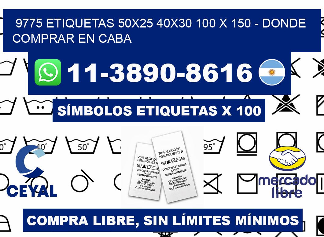 9775 etiquetas 50x25 40x30 100 x 150 - Donde Comprar en Caba