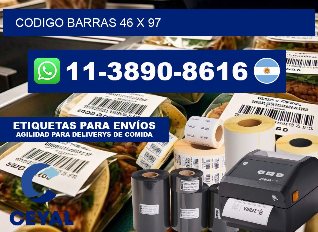 Codigo barras 46 x 97