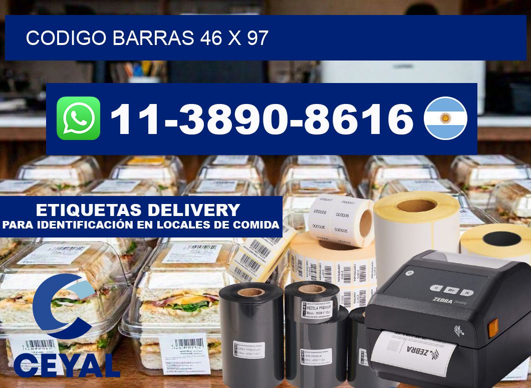 Codigo barras 46 x 97