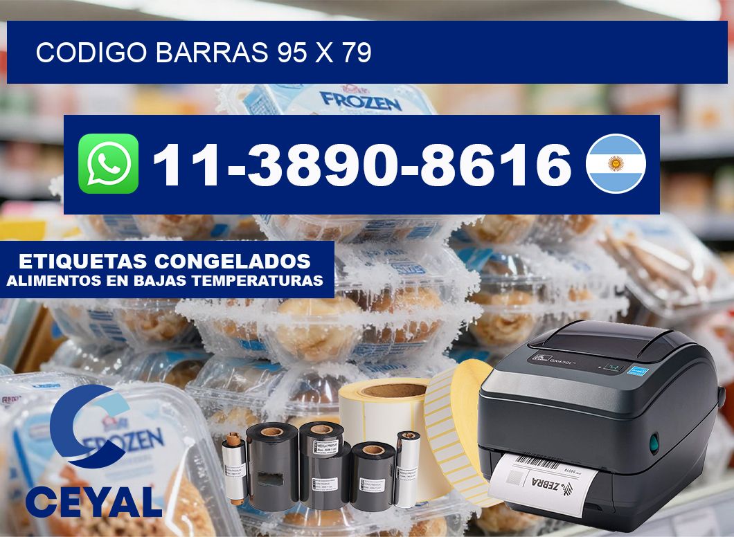 Codigo barras 95 x 79