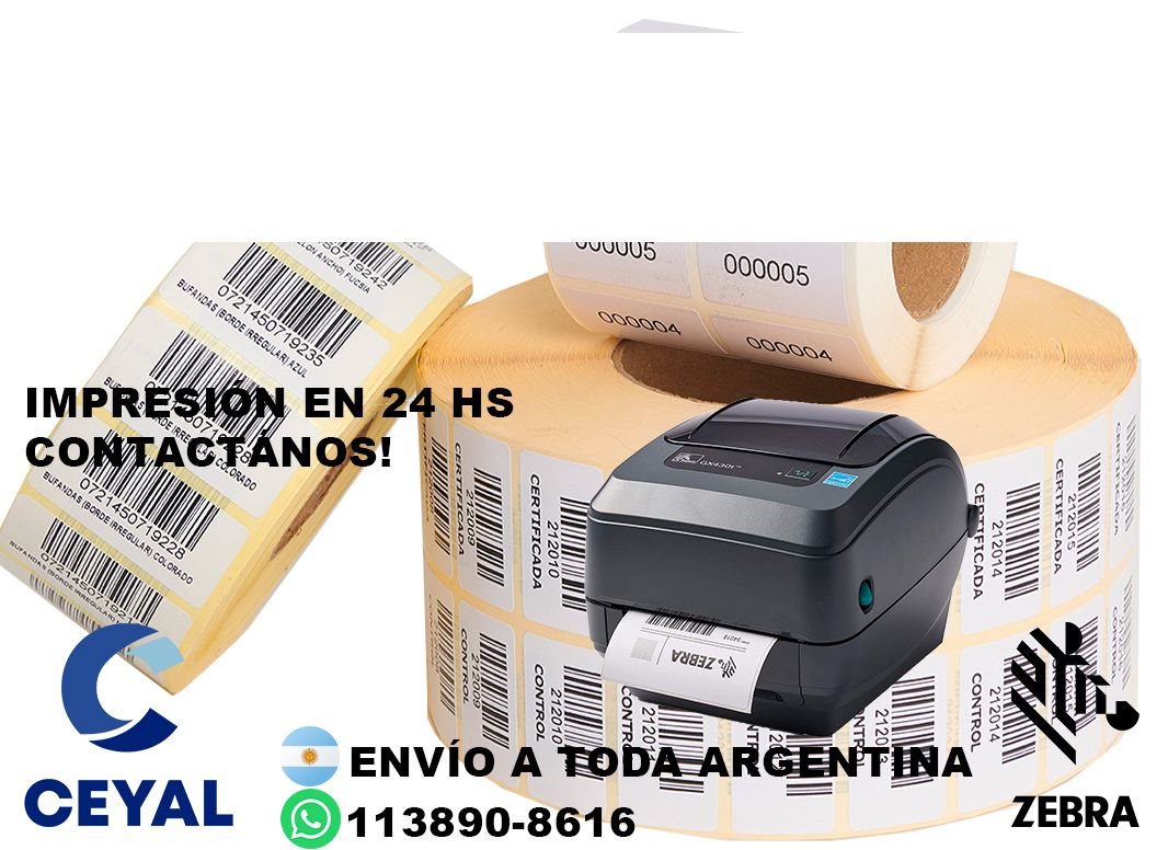 Donde Comprar etiquetas 49 x 43 en AGRONOMIA? Buenos Aires - Stock permanente