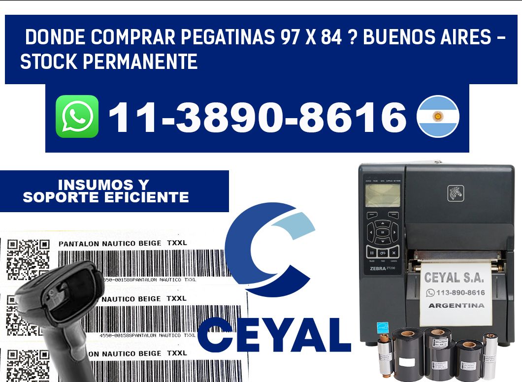 Donde Comprar pegatinas 97 x 84 ? Buenos Aires - Stock permanente