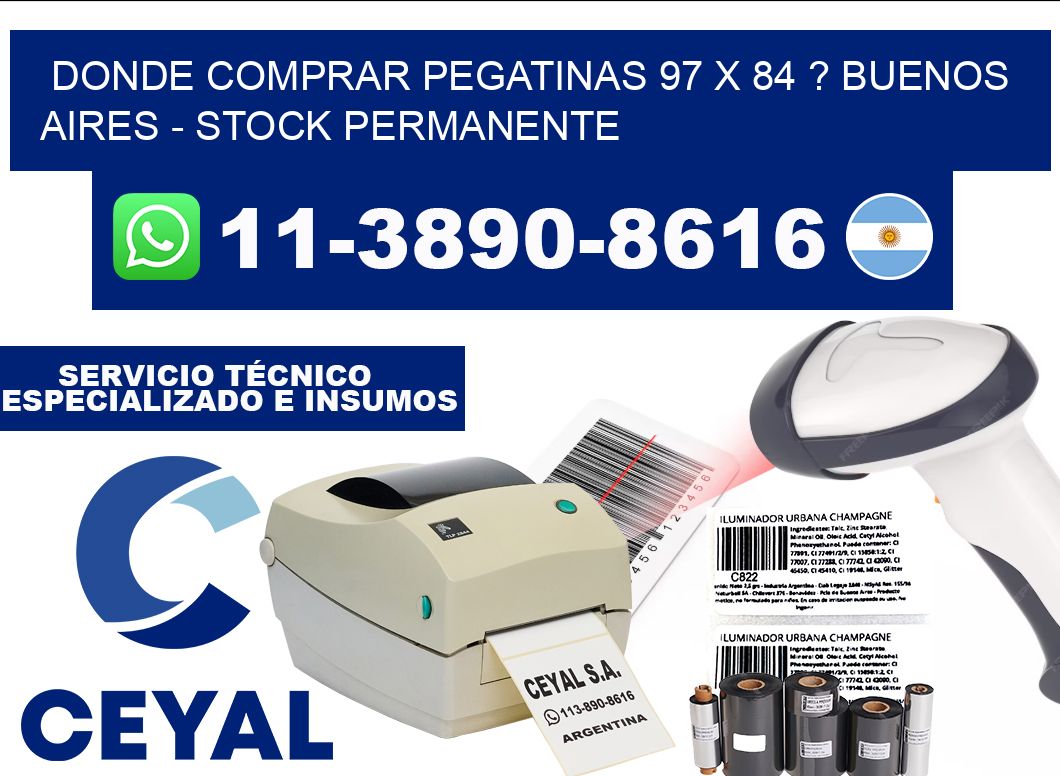 Donde Comprar pegatinas 97 x 84 ? Buenos Aires - Stock permanente
