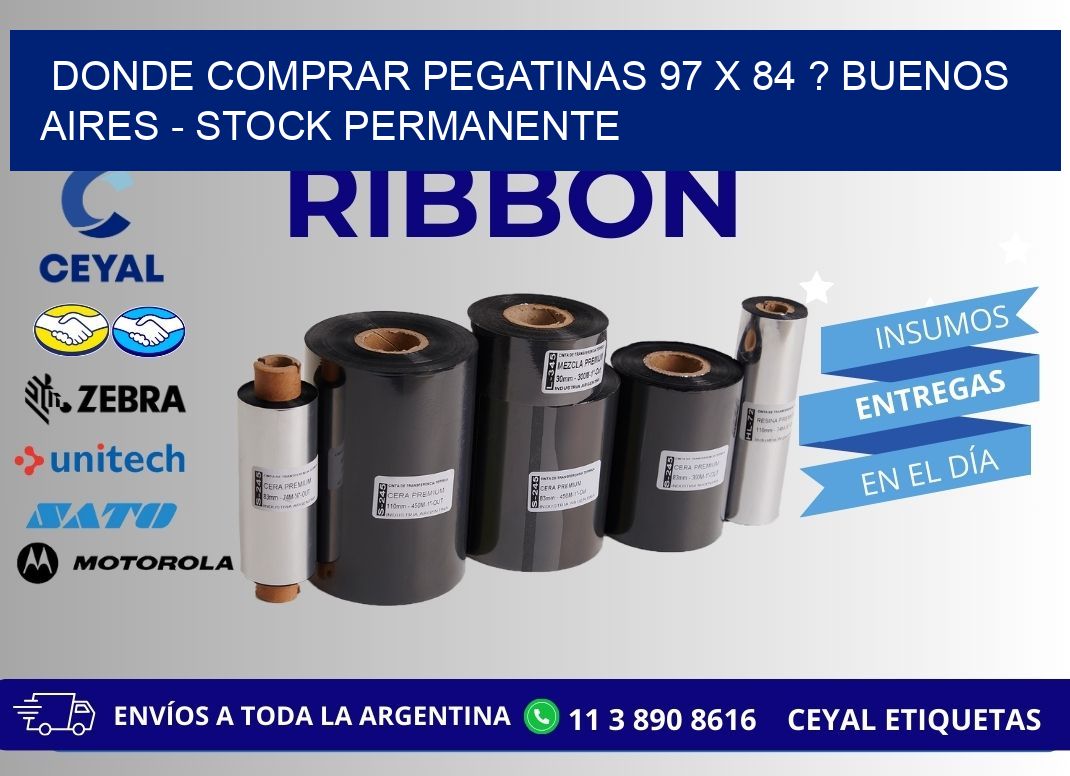 Donde Comprar pegatinas 97 x 84 ? Buenos Aires - Stock permanente