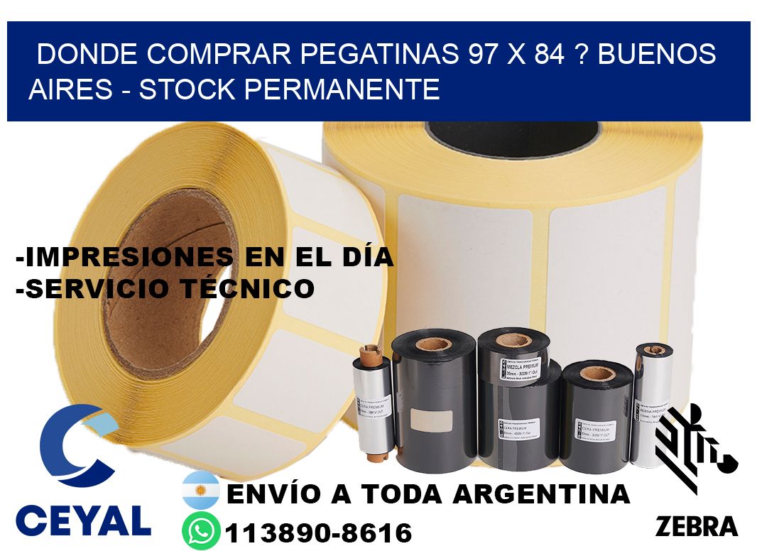 Donde Comprar pegatinas 97 x 84 ? Buenos Aires - Stock permanente