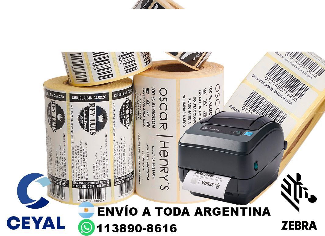 Donde Comprar ribbon y etiquetas 44 x 49 Buenos Aires - Stock permanente