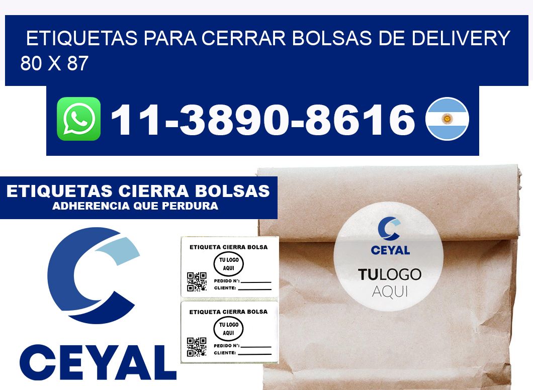 ETIQUETAS PARA CERRAR BOLSAS DE DELIVERY 80 x 87