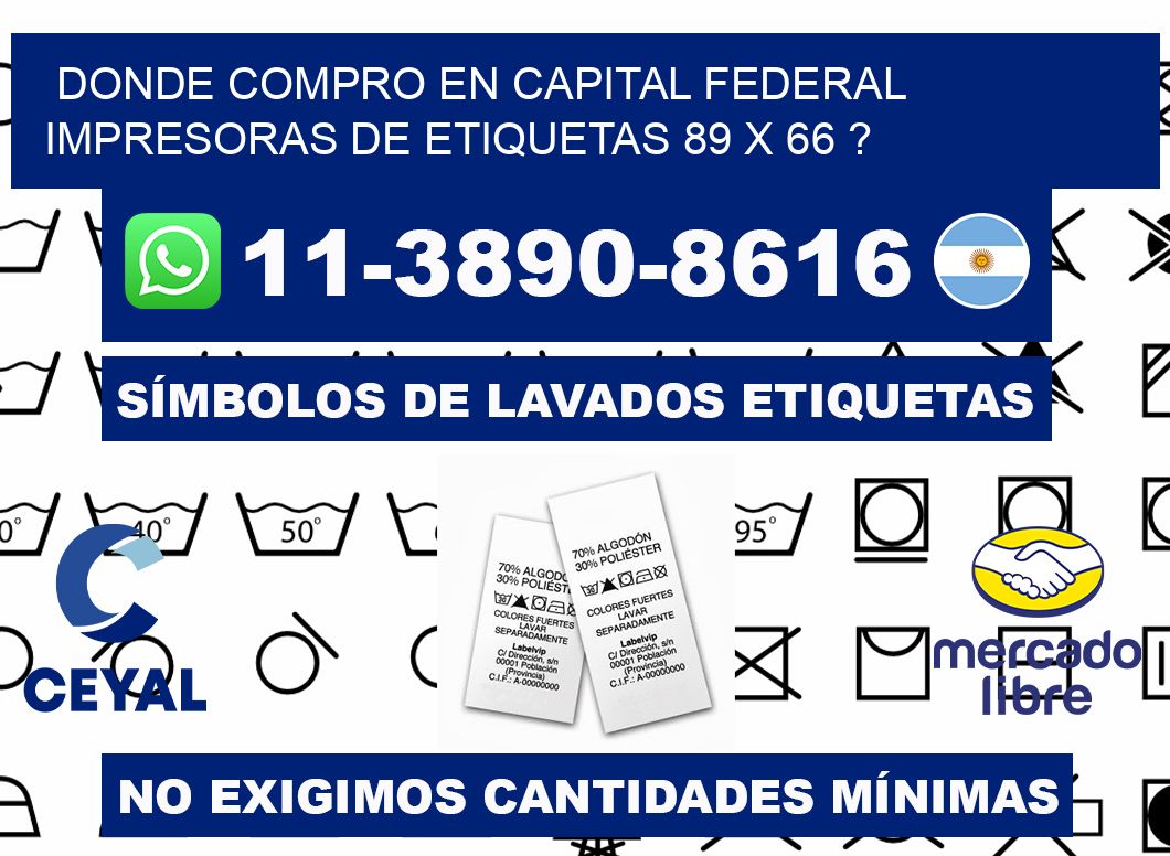 donde compro en capital federal impresoras de etiquetas 89 x 66 ?