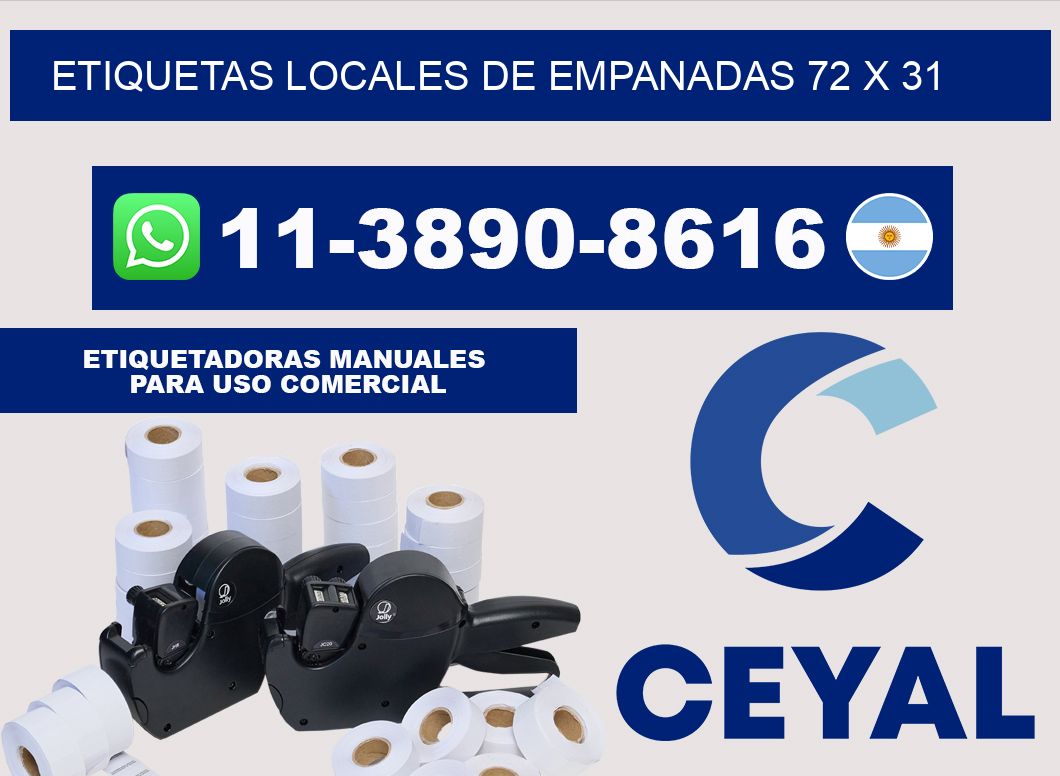 etiquetas locales de empanadas 72 x 31