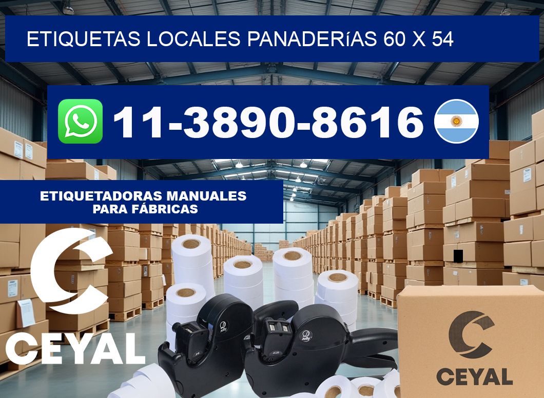 etiquetas locales panaderías 60 x 54
