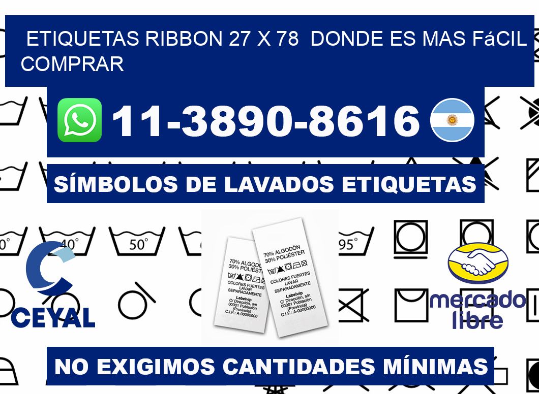 etiquetas ribbon 27 x 78  Donde es mas fácil comprar