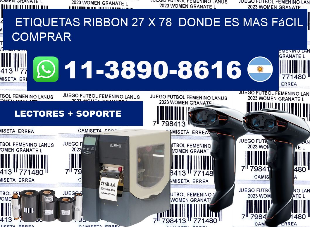 etiquetas ribbon 27 x 78  Donde es mas fácil comprar