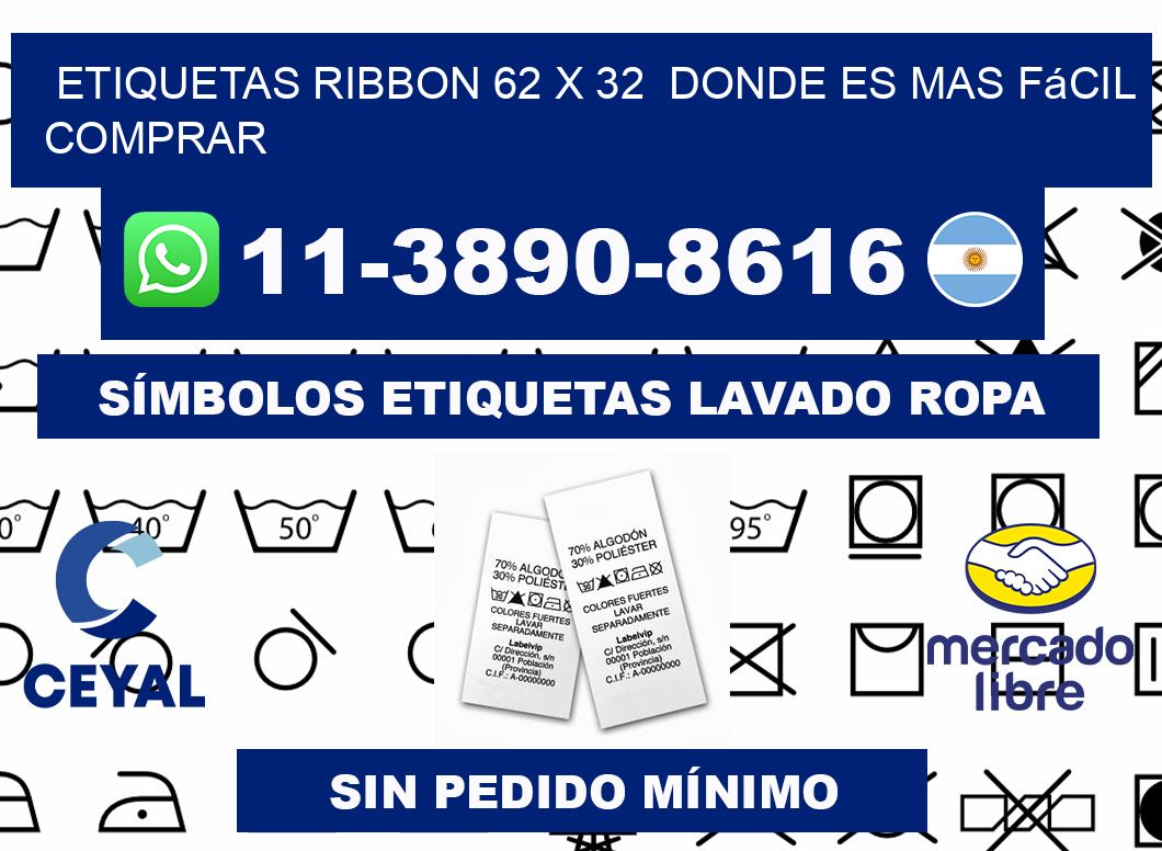 etiquetas ribbon 62 x 32 Donde es mas fácil comprar