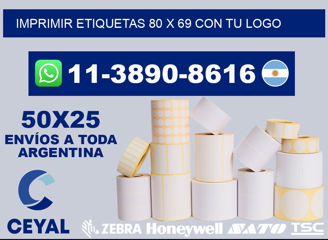 imprimir etiquetas 80 x 69 con tu logo