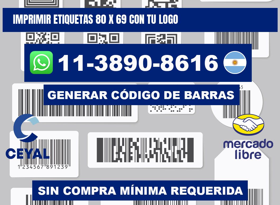 imprimir etiquetas 80 x 69 con tu logo