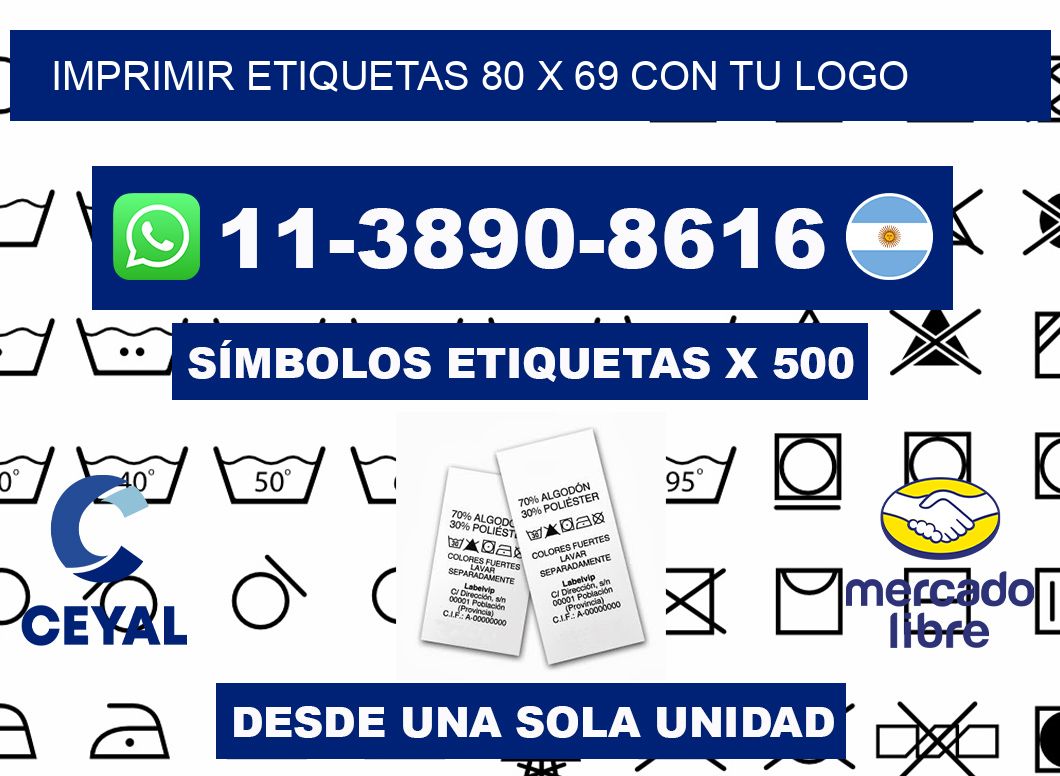 imprimir etiquetas 80 x 69 con tu logo