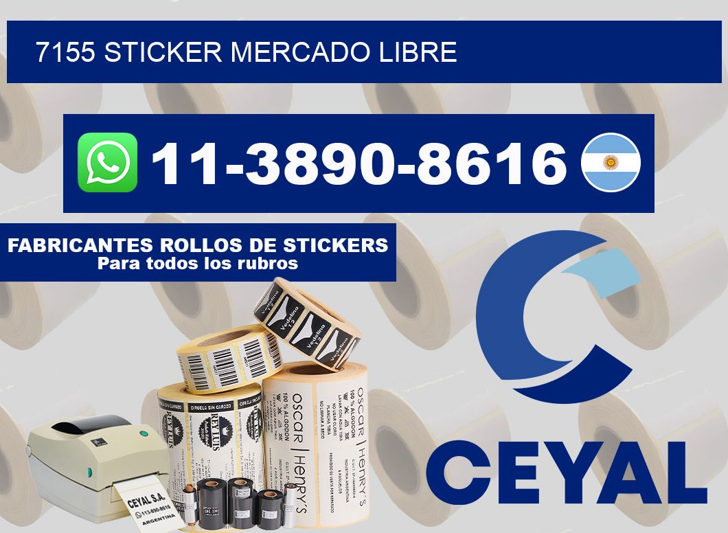 7155 sticker mercado libre