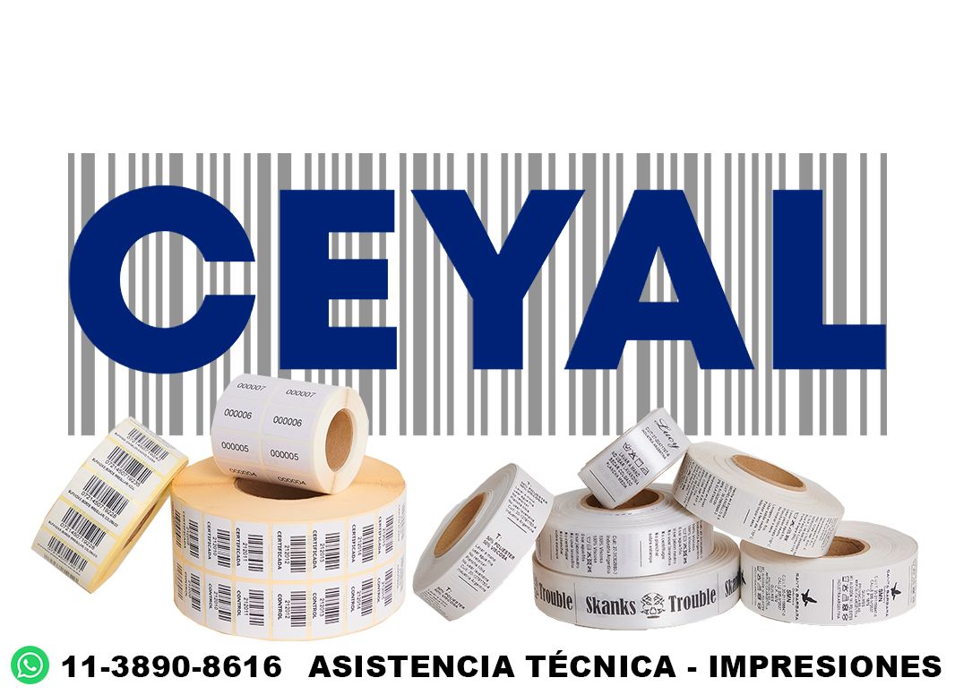 Cómo imprimir etiquetas 75 x 30 autoadhesivas en rollos?