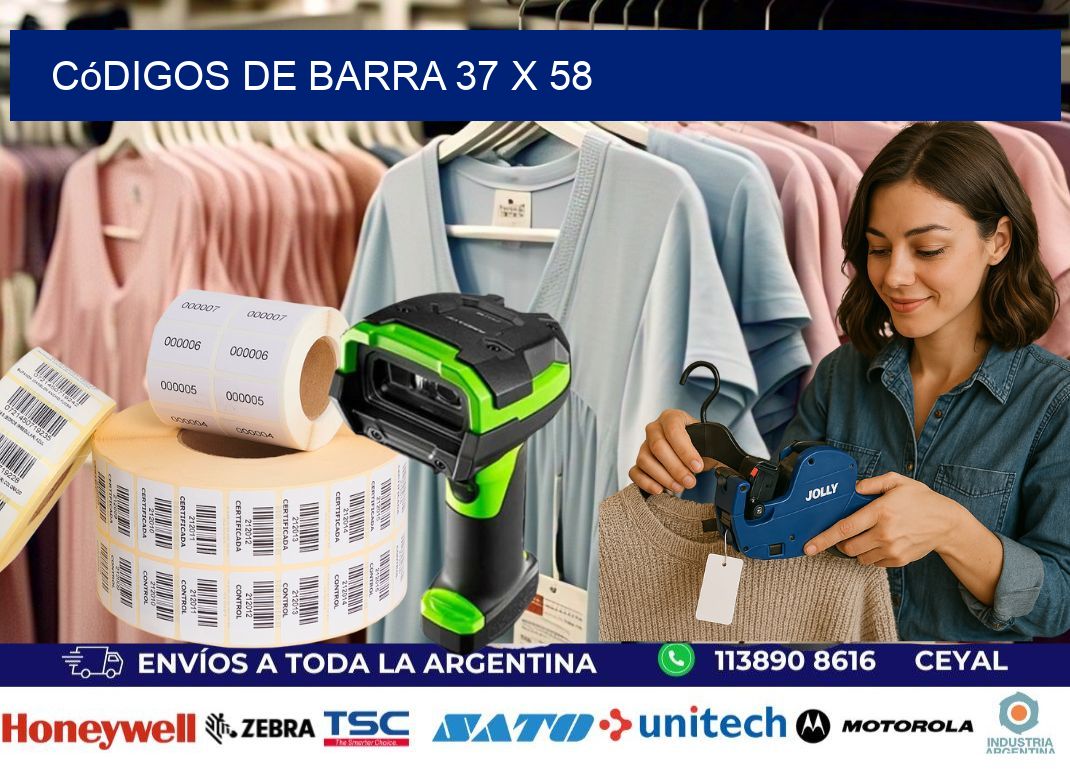 códigos de barra 37 x 58
