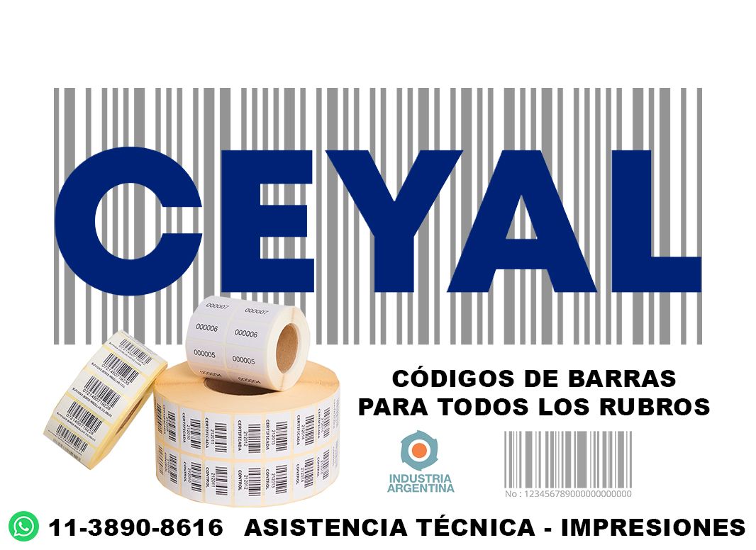 códigos de barra 86 x 61