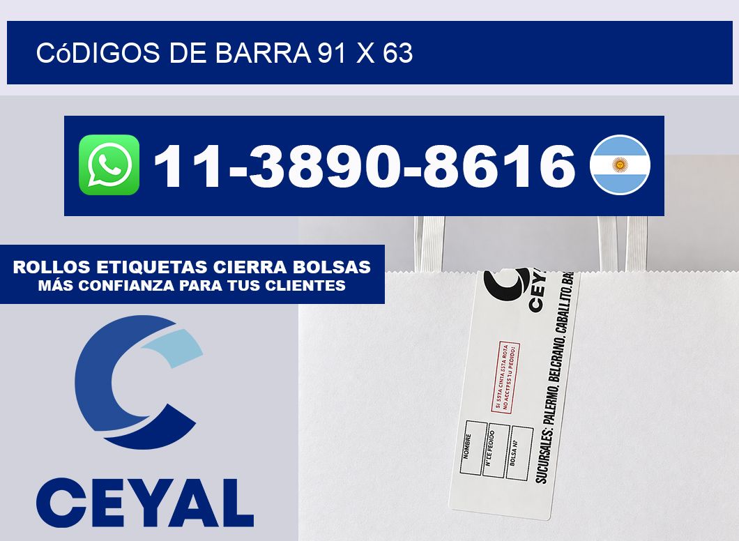 códigos de barra 91 x 63