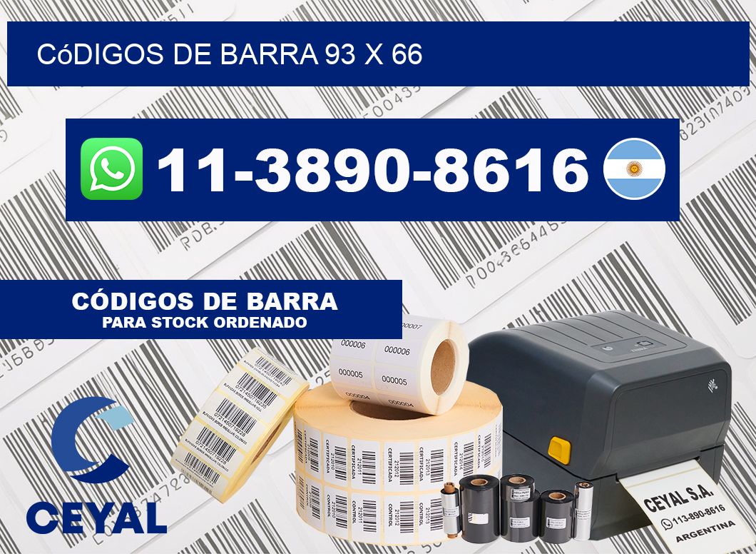 códigos de barra 93 x 66