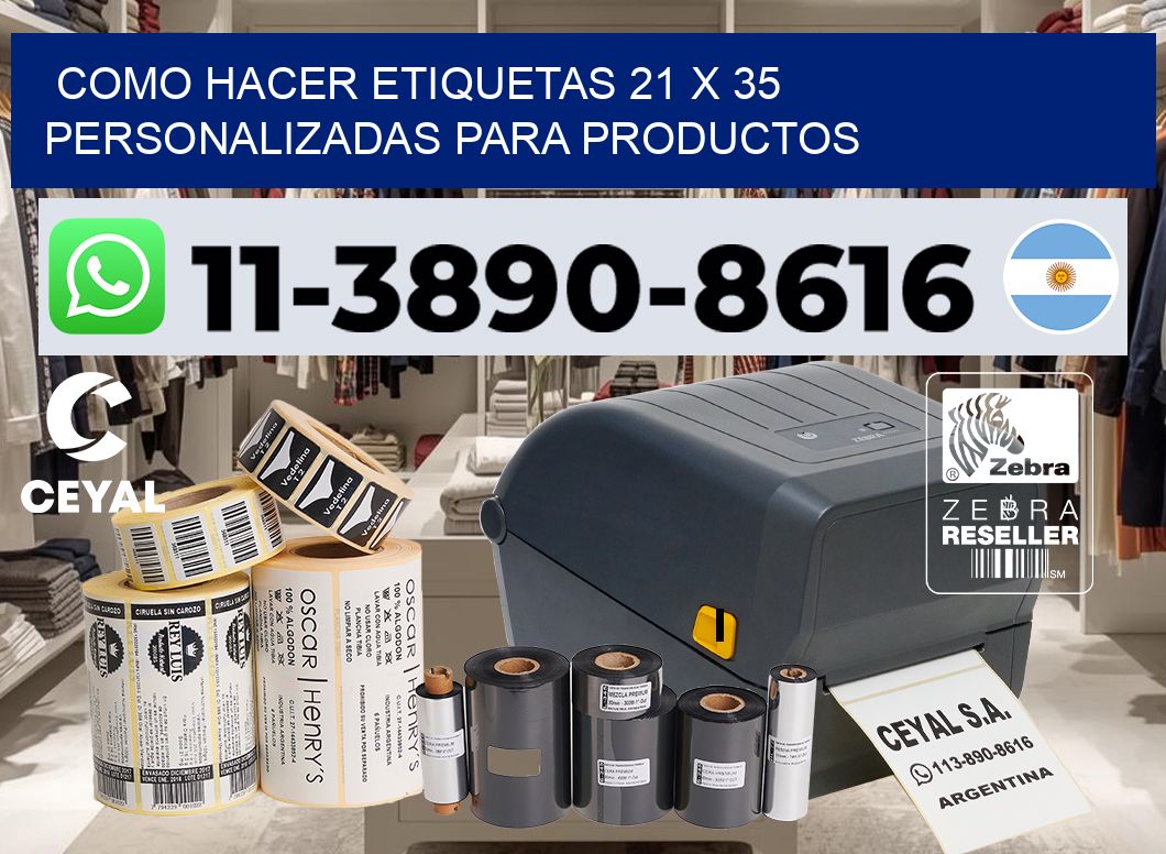 como hacer etiquetas 21 x 35 personalizadas para productos