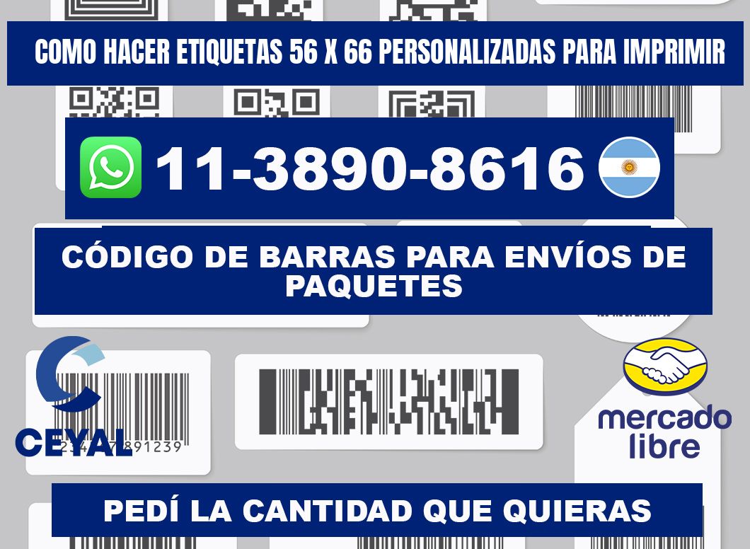 como hacer etiquetas 56 x 66 personalizadas para imprimir