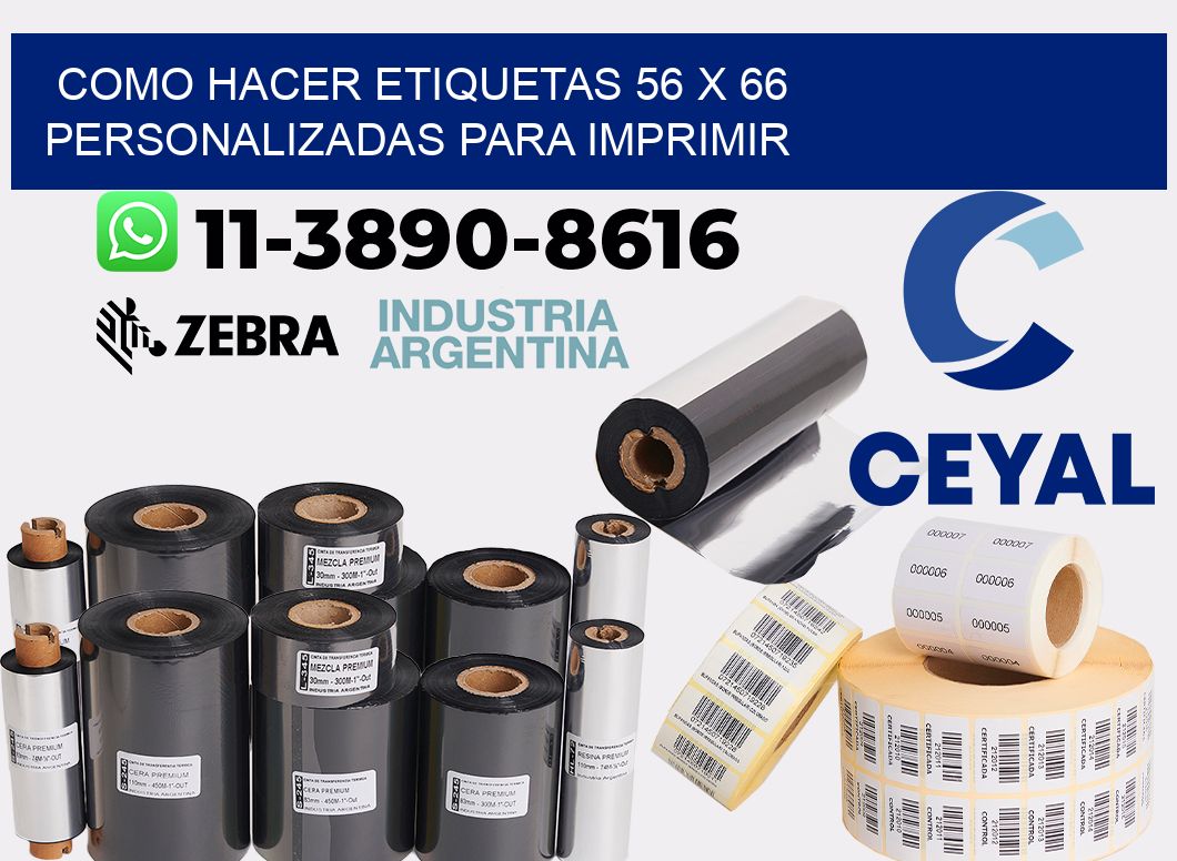 como hacer etiquetas 56 x 66 personalizadas para imprimir
