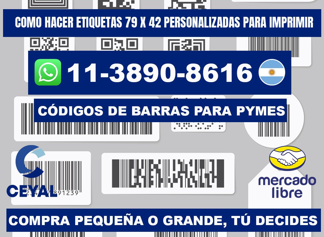 como hacer etiquetas 79 x 42 personalizadas para imprimir
